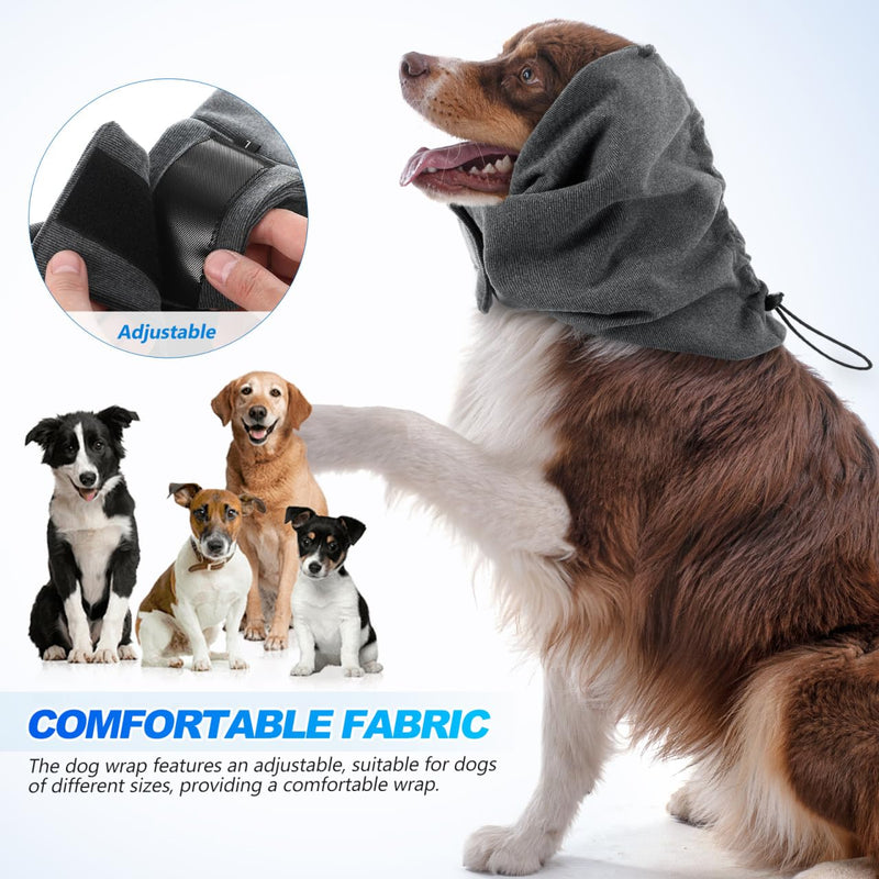 BESPORTBLE Dog Snood Adjustable Ear Warmer Soft Winter Hat Large Size Calming Hood Ear Cover Noise Protection Wrap for Outdoor Travel