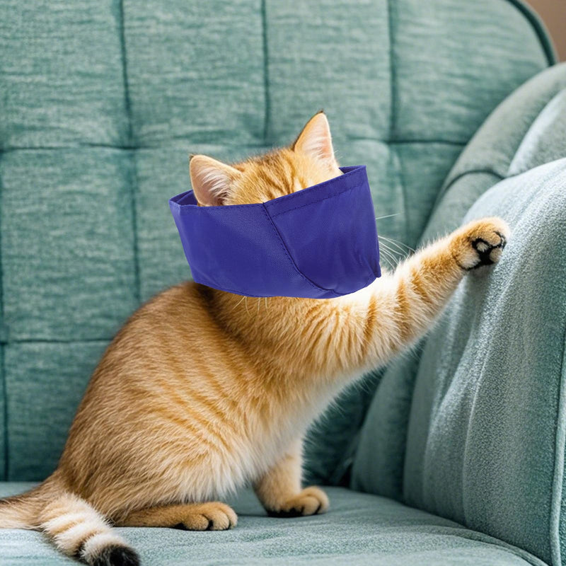 POPETPOP Breathable Cat Eye Mask made of bite-resistant material for 2.5-5 kg cats for eye care and soothing during grooming and cleaning