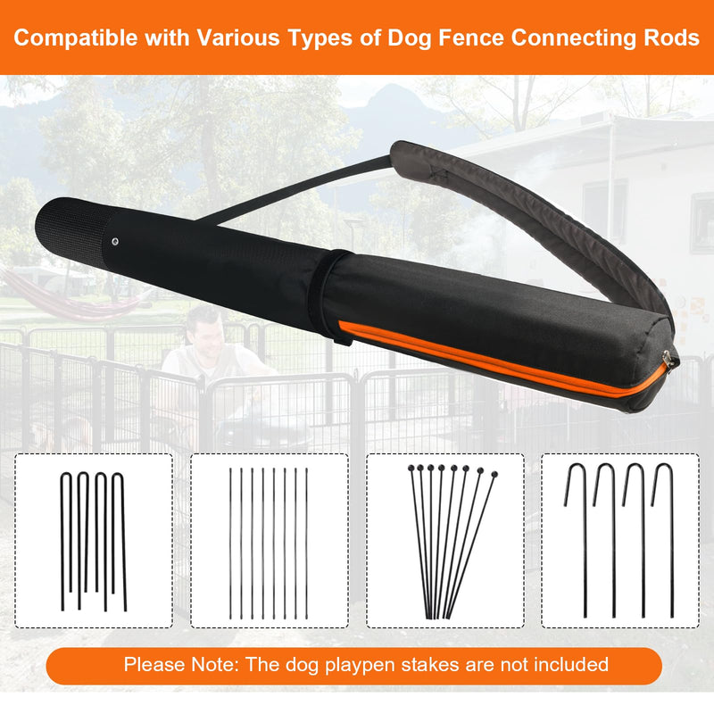 32 Inch Stake Bag Dog Playpen Stakes Storage Bag with Carrying Strap, Dog Playpen Accessories for Storing Stakes and Carrying While Camping Fits Most Dogs Pen Brands - PawsPlanet Australia