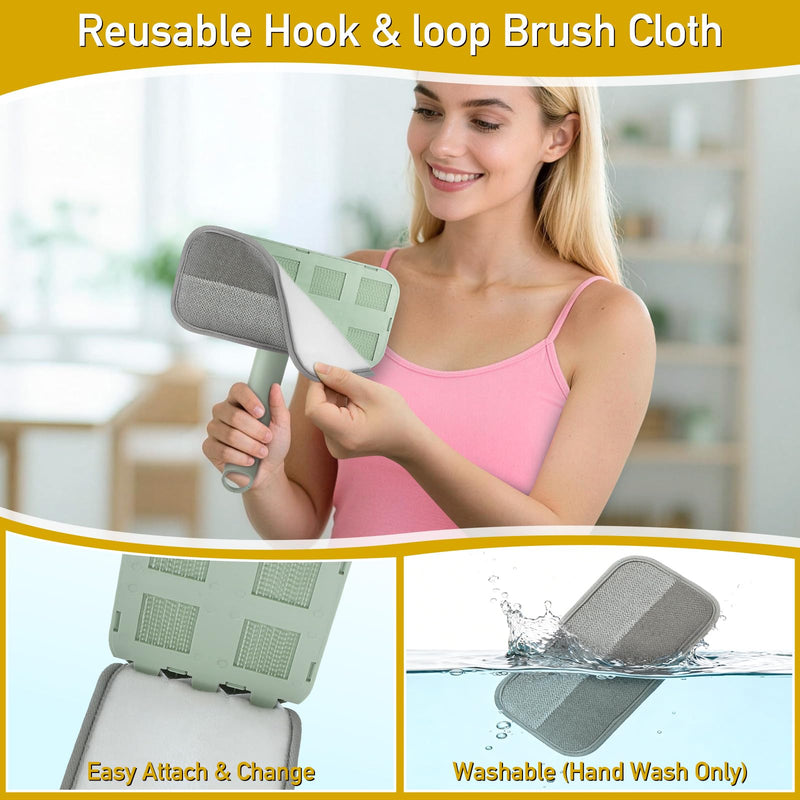 Pet Hair Remover – Reusable Lint Remover for Dog and Cat Hair Electrostatic Lint Brush Magic Pet Hair Removal Tool for Clothes, Couch, Carpet, Car, Rugs, Bedding, Fabric Furniture 2