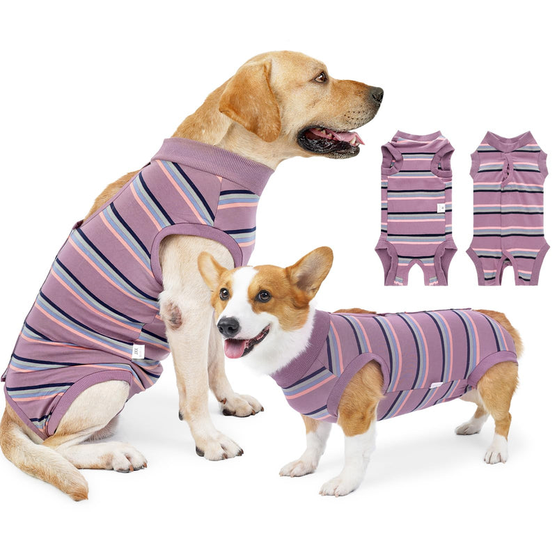 Coppthinktu Dog Recovery Suit Dog Surgery Recovery Suit Female, Dog Onesies Dog Surgical Recovery Suit for Small Medium Large Dogs, Pet Recovery Shirt Post Spay Abdominal Wounds (XX-Large) XX-Large Wine Red