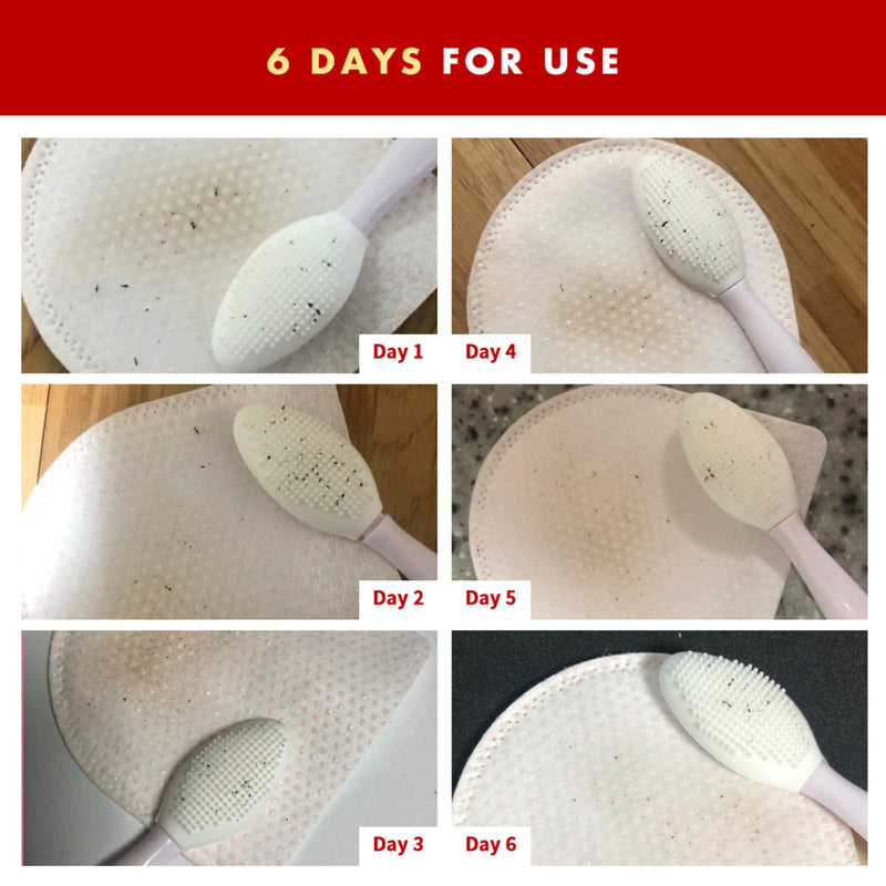 JAYU PET Hair Brush & Black Seed Pad Bundle - Cat Acne Chin Treatment, Silicone Brush, Dual-Functional Wipes, Hypoallergenic, Easy to Use, Oblong - PawsPlanet Australia