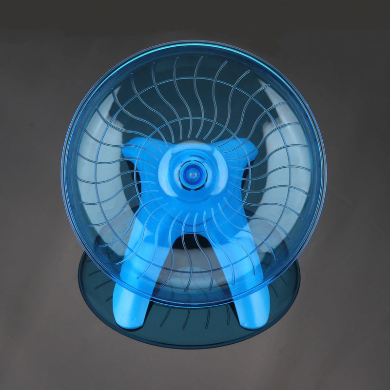 Hamster Wheel Silent Hamster Exercise Wheel Running Spinner Hamster Flying Saucer for Hamsters Gerbils Mice and Other Small Pets (Blue) Blue - PawsPlanet Australia