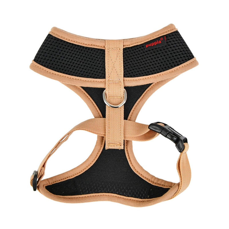 Puppia Soft Harness II - Black - L Large - PawsPlanet Australia