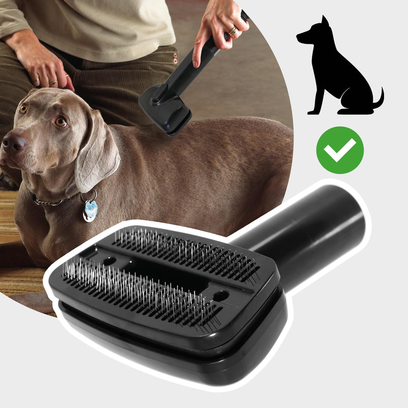 SPARES2GO Dog Grooming Brush Pet Hair Tool for Shark Vacuum Cleaner (35mm) - PawsPlanet Australia