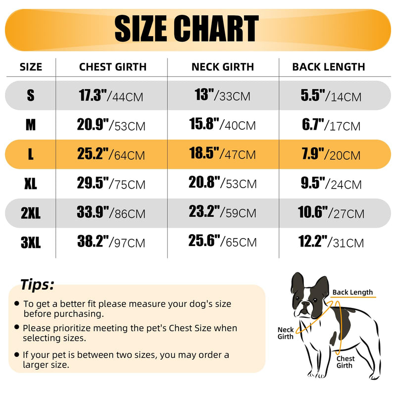 LeLePet Dog Body Suit After Surgery, Dog Front Leg Sleeve Post-Operative Wound Protection, Stretchy Medical Recovery Suit for Large Dogs, Army Green XL
