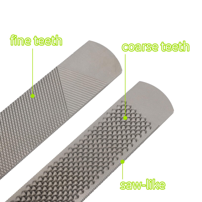Hoof Rasp for Horse, 14in/33.5cm Steel Goats Sheep Hoof Rasp Double-Sided Rough or Fine Teeth Design Trimmers Farrier Tool Supplies for Horse Donkey Cow Goat Hooves Trimming Smoothing and Grooming