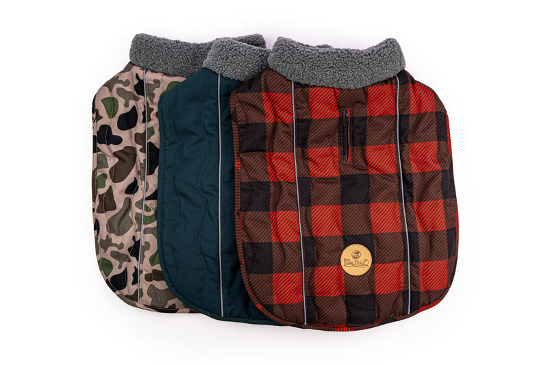 King Buck Quilted Dog Jacket, Deep Teal, M/L, KB-QJKT-DT-M/L-1 Medium