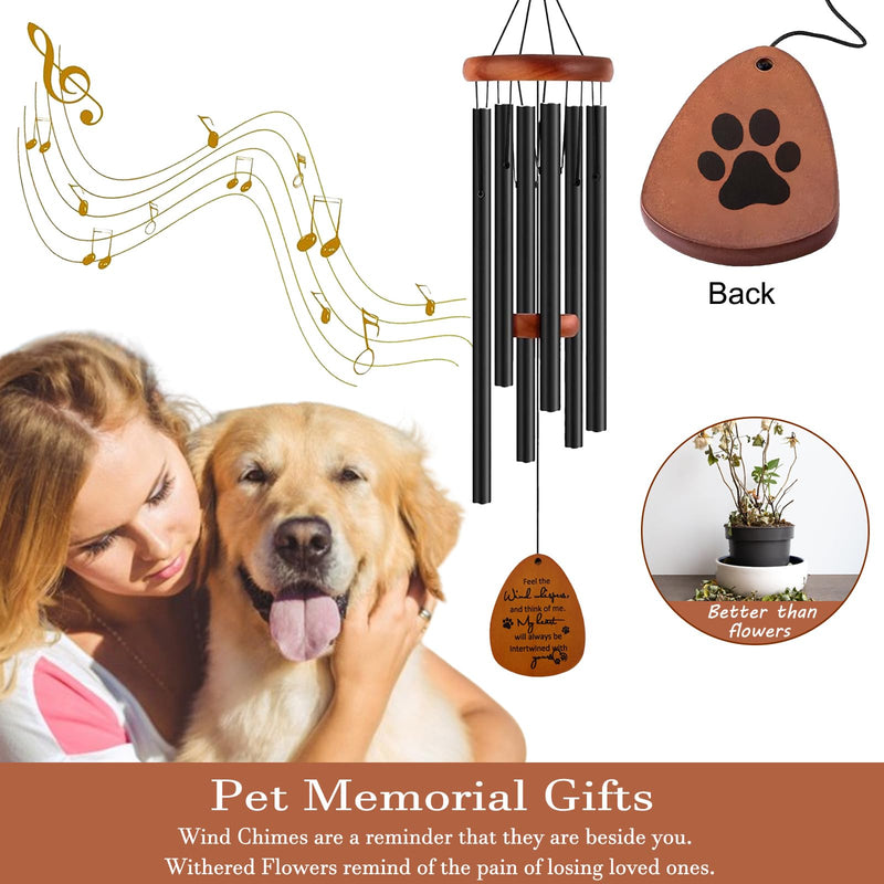 Dog Memorial Gifts for Loss of Dog, 26" Pet Memorial Wind Chime, Loss of Dog Sympathy Gift, Pet Memorial Gifts for Dogs, Pet Remembrance Gift in Memory of Dog Cat - PawsPlanet Australia