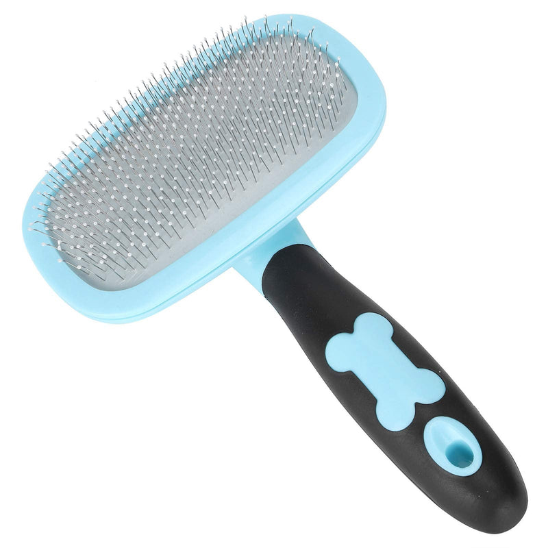 Pet Hair Comb, 360 Degree Rotating Slicker Brush with Massage Function for All Hair Types Pet Owners Groomers and Multi Pet Households - PawsPlanet Australia