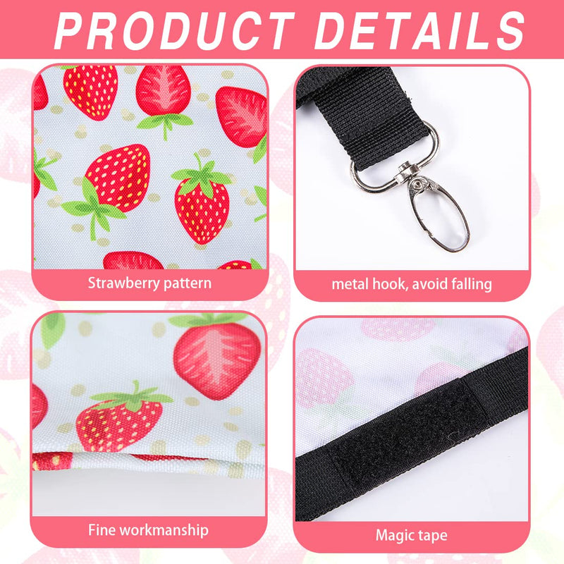 Guinea Pig Hay Feeder, 2 Pack, 11 x 9 x 1 Inches, Stainless Steel, 600D Oxford, Watermelon and Strawberry S -10"x 8"x 2"-A (Watermelon+Strawberry) - PawsPlanet Australia