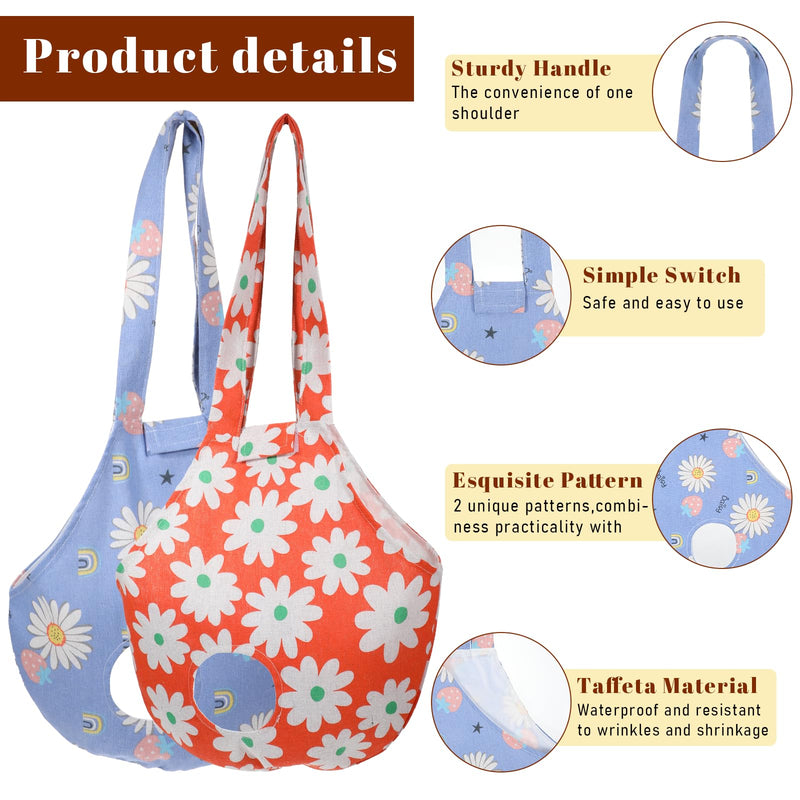2 Pack Chicken Carrier Bag Saddle, Canvas Chicken Holder Sling Catching Hand Bag for Hen Rooster Poultry Poultry Transport, Travel - PawsPlanet Australia