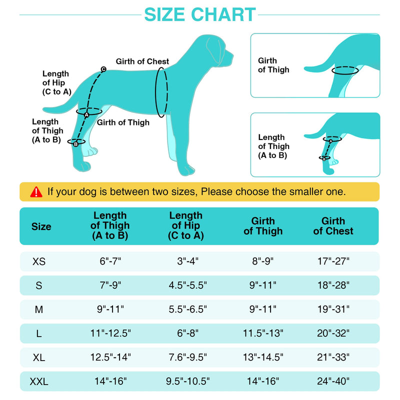 Dog Anti-Licking Leg Sleeve,Rear Leg Protector to Stop Licking,Wound Protection Sleeve for Post-Surgery Recovery,Right Leg Right Leg XL - PawsPlanet Australia