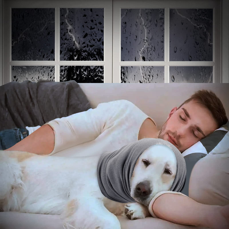 Dog Hat Hoodie, Winter Warm Dog Hat, No Flap Ear Wrap, for Anxiety relief, soothing, grooming, neck warming ear muffs for dogs (Purple, Small-9.5-14.1 inches) Purple - PawsPlanet Australia