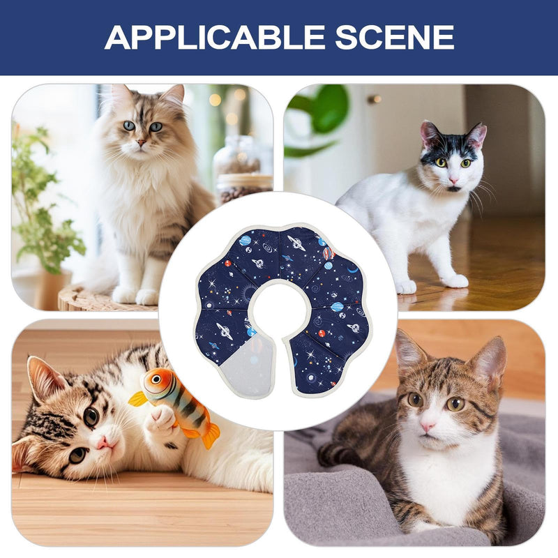 Genérico Cone Collars for Cats | Surgical Elizabethan Bell for Dogs - Adjustable Neck Cover Prevents Licking for Cats, Puppies and Small and Large Animals