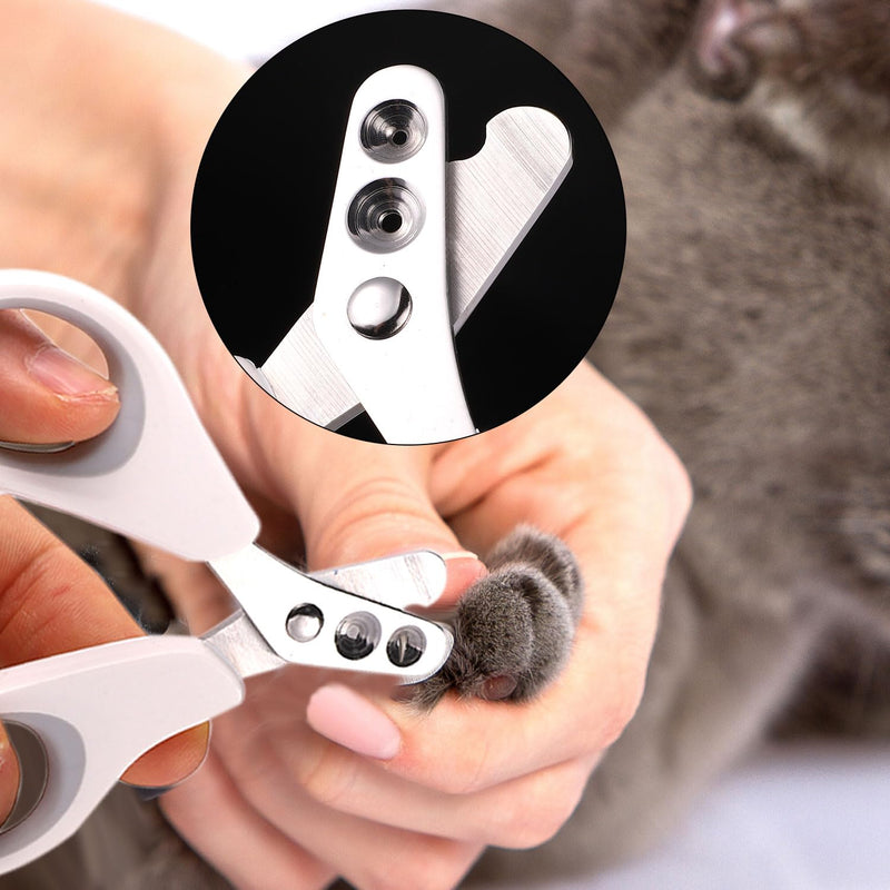 Easy Cat Claw Trimmer, Cat Nail Clipper Kitten Professional Accessories Tool Professional Claw Trimmer for Novice Indoor Pet Families Grooming Supplies - PawsPlanet Australia