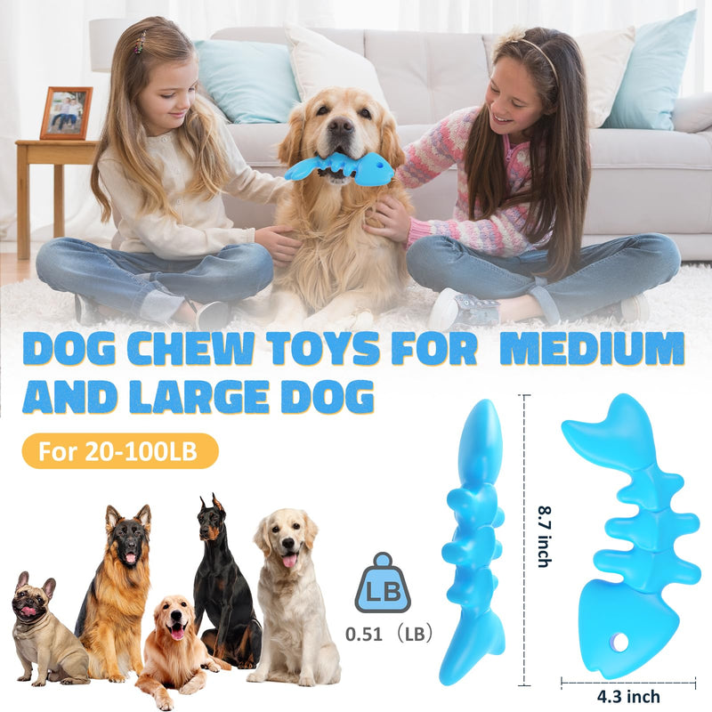 Indestructible Dog Chew Toys for Aggressive Chewers, Tough Dog Bones Toys for Large Dogs, Super Chewer Dog Toys to Keep Them Busy - PawsPlanet Australia