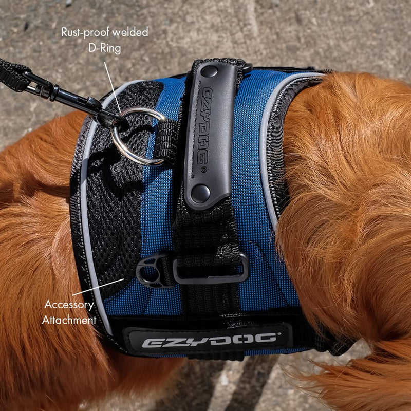 Ezydog Convert Harness, Extra Small, Burgundy X-Small