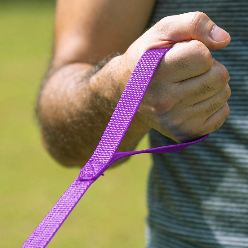 Hi Kiss Dog/Puppy Obedience Recall Training Agility Lead - 15ft 20ft 30ft 50ft 100ft Training Leash - Great for Training, Play, Camping, or Backyard Purple 30 Feet - PawsPlanet Australia
