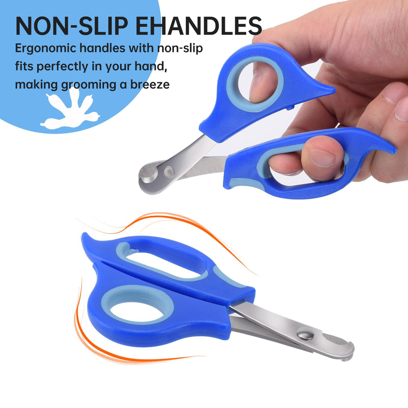 Bearded Dragon Nail Clippers,Stainless Steel Bearded Dragon Toe Nail Clippers with Precise Angled Edges,Professional Grooming Pet Tool for Reptile Nail Clippers Bearded Dragon - PawsPlanet Australia