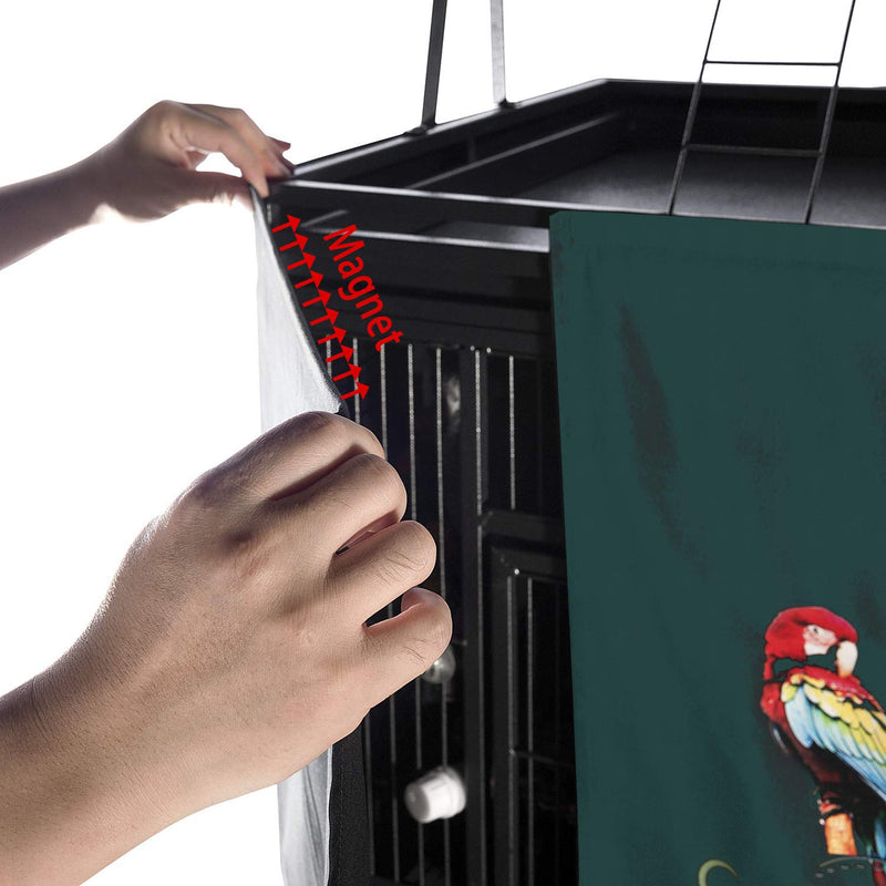 Colorday Good Night Bird Cage Cover for Large Bird Cage with Play Top (Patented), Green 61" 61 inches - PawsPlanet Australia