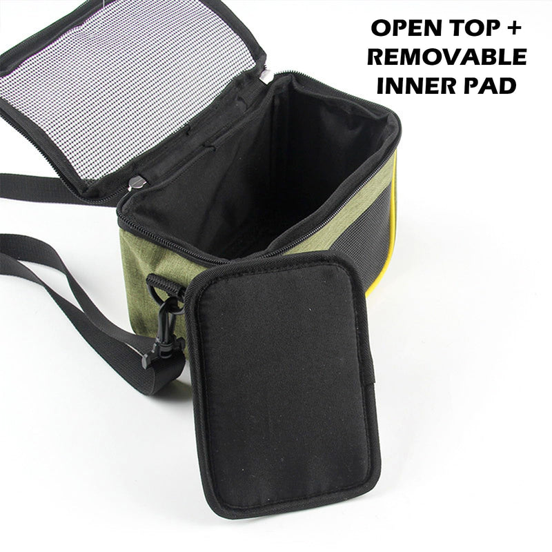 haozaikeji Guinea Pig Carrier Bag Portable Rabbit Travel Bag Breathable Small Animal Outgoing Pouch Hamster Carrier with Pad Green - PawsPlanet Australia