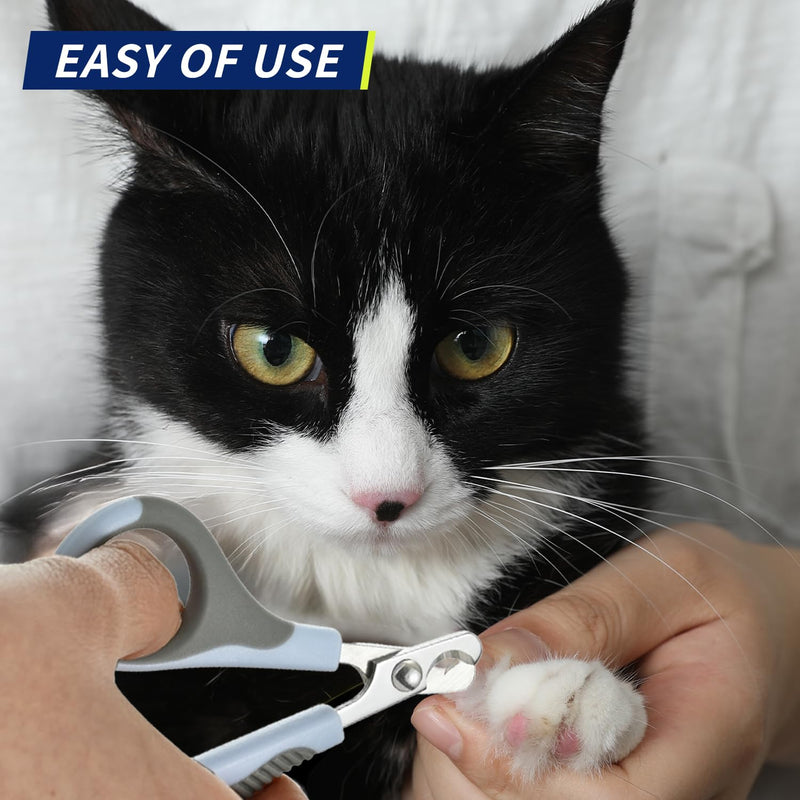 WePet Pet Nail Clippers U07.2, Professional Claw Trimmer, Scissor for Cats, Puppies, Kittens, Hamsters, Rabbits and Small Animals, Sharp, Safe, Small, Grey/Blue #03 Grey/Blue - PawsPlanet Australia