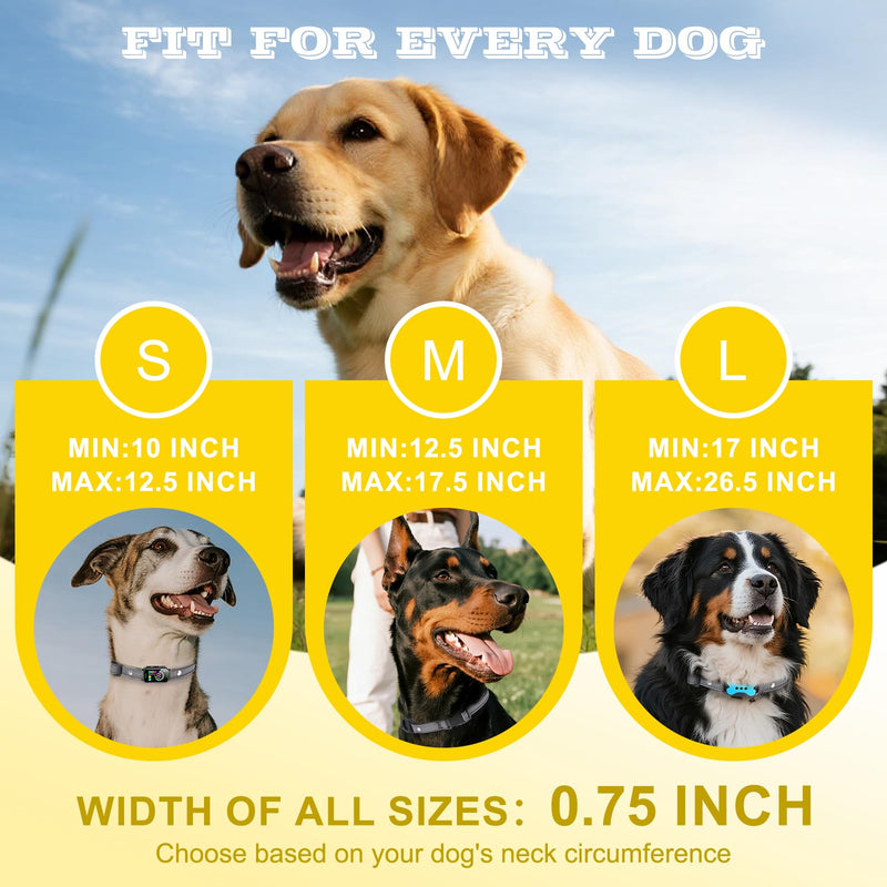 Comfortable Dog Collar Replacement Strap, Reflective Breakaway Dog GPS Training Bark Receiver Collars, Heavy Duty E Collar, Adjustable Collars Straps for Small Medium Large Dogs M(12.5"-17.5") M(12.5"-17.5") - PawsPlanet Australia