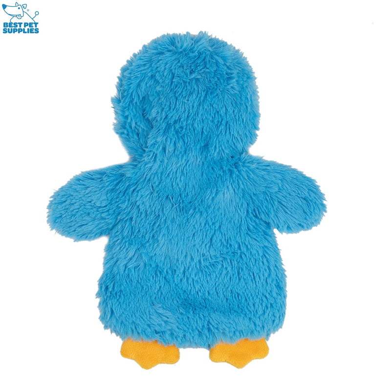 Best Pet Supplies Chicken Crinkle Plush Dog Toys for Interactive Play, Puppy and Senior Indoor Play, Colorful Chicken Toy Shape, Cute and Cuddly - Crinkle Chicken (Blue) Large Crinkle Chicken (Blue) - PawsPlanet Australia