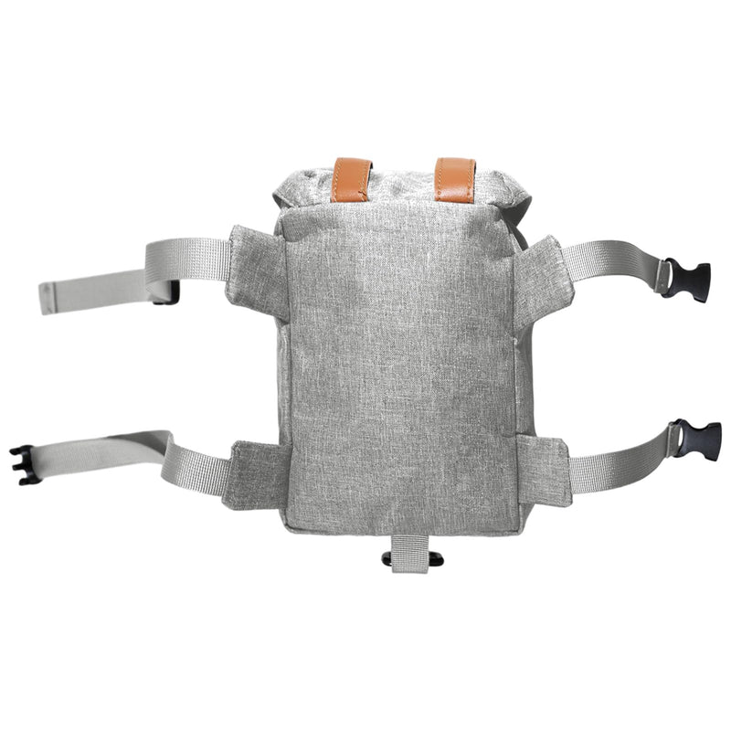 Cute Dog Backpack for Dogs to Wear Puppy Backpacks Adjustable Pet Self Carrier Bag with Harness Buckle for Hiking Daily Walking, Grey - PawsPlanet Australia