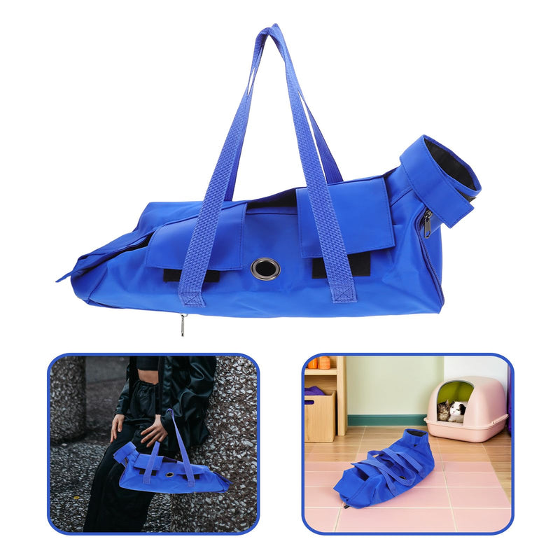 Cat grooming bag for nail trimming and daily use, portable, breathable nylon cat grooming bag, multifunctional and safe for cats up to 4 kg