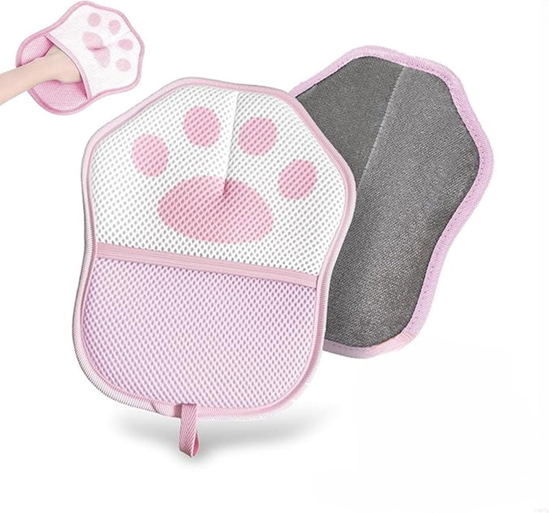 Pet Hair Removal Glove for Dogs & Cats - Electrostatic Grooming Mitt with Dual-Action Bristles | Reusable Washable Furniture Couch Car Lint Remover Tool