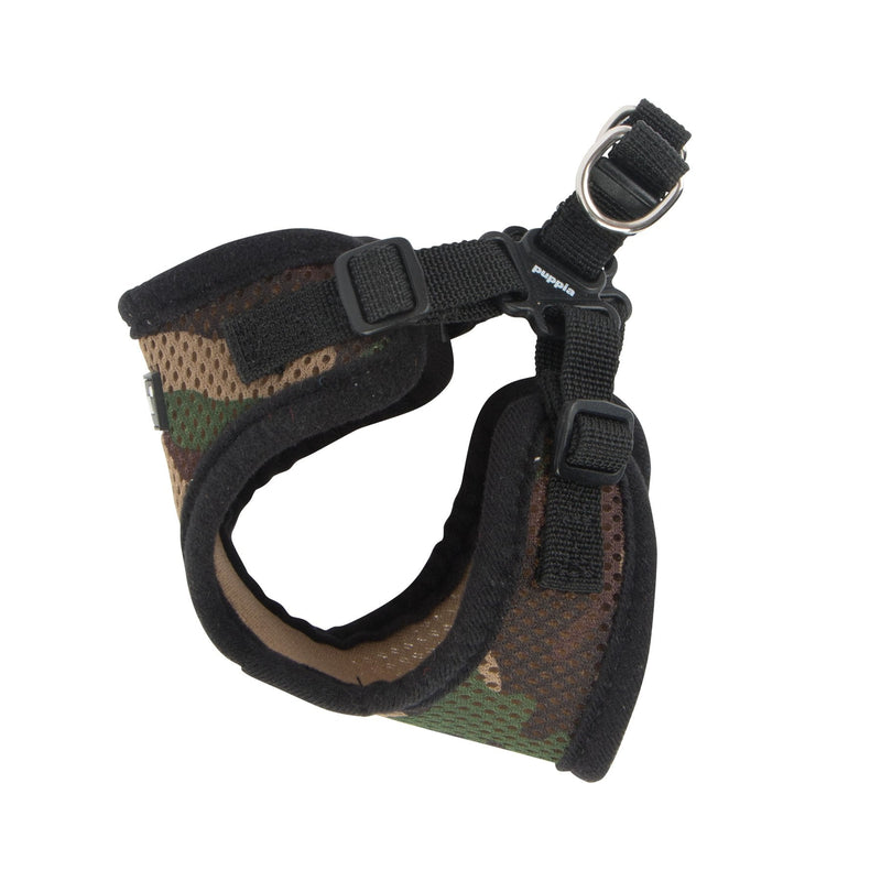 Puppia PARA-HC1533-CA-S Camo Soft Harness C Pet-Vest-Harnesses, Small - PawsPlanet Australia