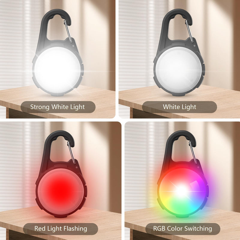 Dog Lights for Night Walking, 2 Packs LED Dog Collar Light, 4 Modes Dog Light for Dog Walking at Night,Waterproof Dog Walking Light, Rechargeable Light for Dog Collar Lights for Nighttime Clip On - PawsPlanet Australia