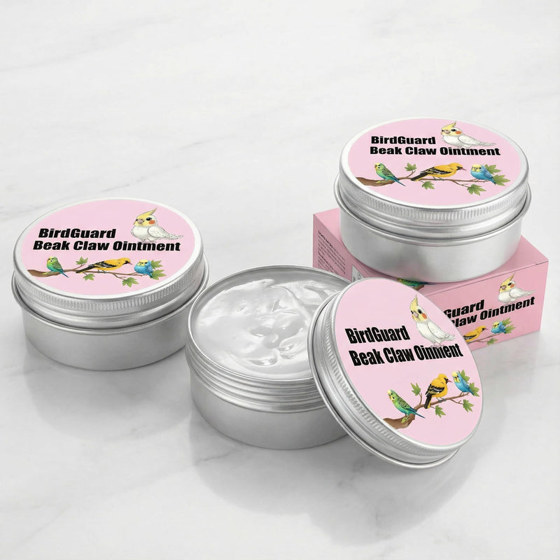 KR. LIF Bird Beak Oil & Claw Balm, Budgie Ointment for Care Dry Beak & Flaky Skin Relief, Beak Conditioner & Feet Moisturizer for Budgies, Parakeets & Cockatiels, 2.5 oz
