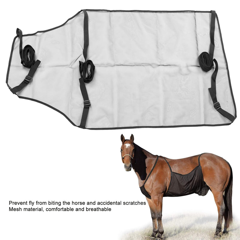 Horse Belly Guard, Comfortable Adjustable Horse Belly Protections Cover Foldable Horse Ride Fly Sheet Soft Breathable Lightweight Anti Scratch Belly Cover for Outdoor - PawsPlanet Australia