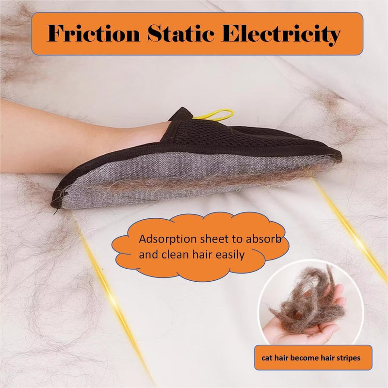 3 PCS Pet Hair Removal Glove for Cats & Dogs, Electrostatic Grooming Gloves for Pet Hair, Reusable Double Sided Static Hair Remover for Couch, Furniture, Carpet & Car Seat 3 - PawsPlanet Australia