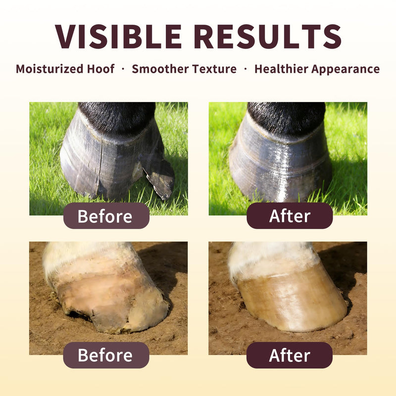 Hoof Oil Spray for Horse – Deep Hydration & Frog Care | Jojoba, Coconut & Tea Tree Formula | Repairs Dry, Cracked, Brittle Hooves & Boosts Natural Shine | 3.38 oz Chamomile - PawsPlanet Australia