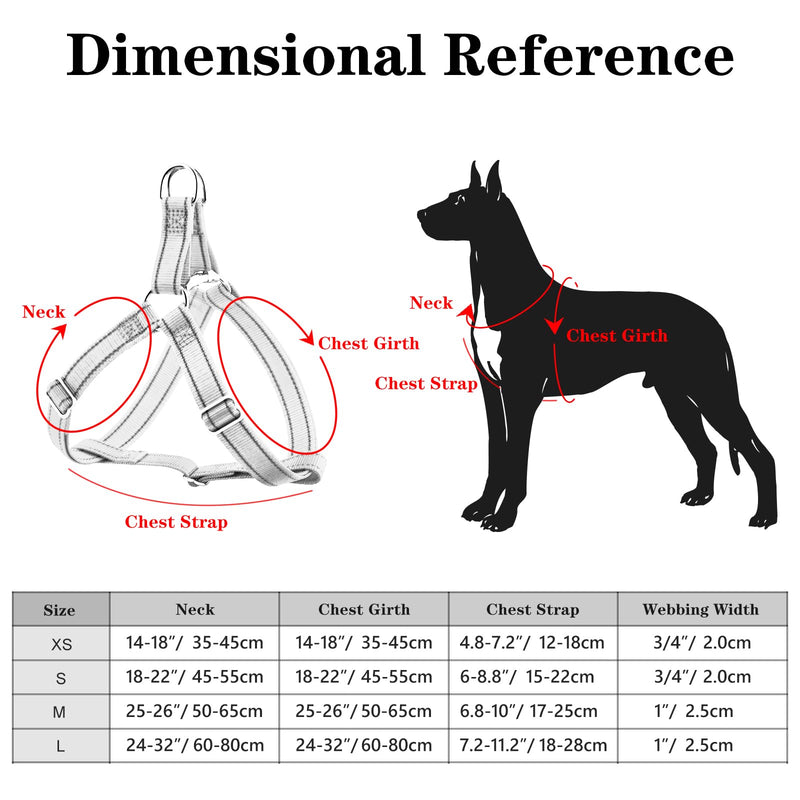 Plutus Pet Step in Dog Harness, Reflective, Adjustable, and Secure with Metal Buckles, Quick Fit Dog Harness for Puppy, Small, Medium and Large Dogs, Black, L - PawsPlanet Australia