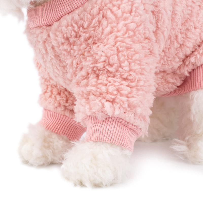 Dog Sweaters, Dog Clothes for Small Medium Dogs Boy or Girl Cat Puppy Sweater Sweatshirts Soft Warm Winter Coats Apparels Outfit for Dogs and Cats X-Small Angel pink - PawsPlanet Australia