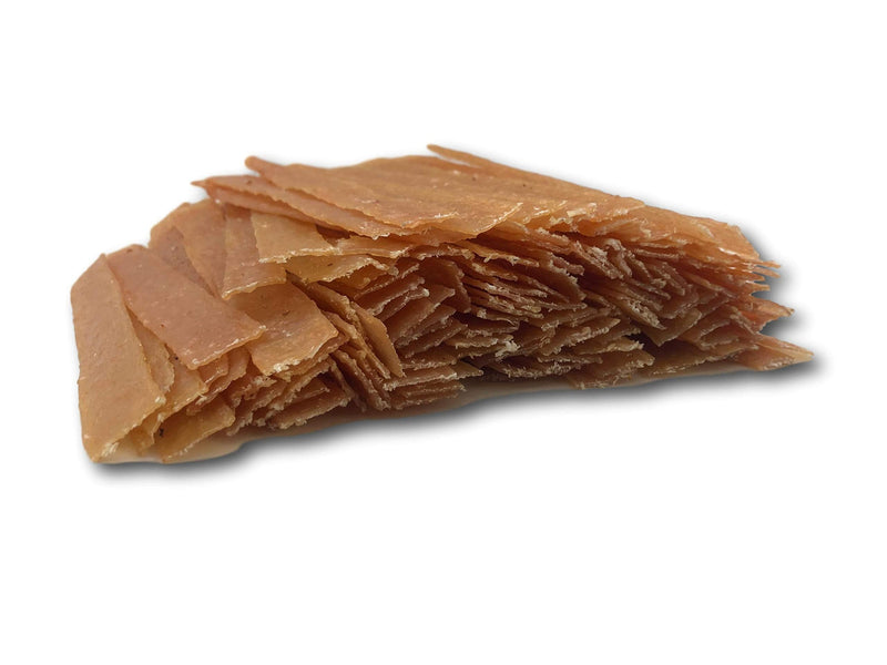 Top Dog Chews - Flat Turkey Tendons for Dogs, 1LB / 16 OZ, Made in The USA, 100% Natural Chew Treats for Dental Care and Stress Relief, Puppy Training Treats for All Breeds (16oz, Roasted)