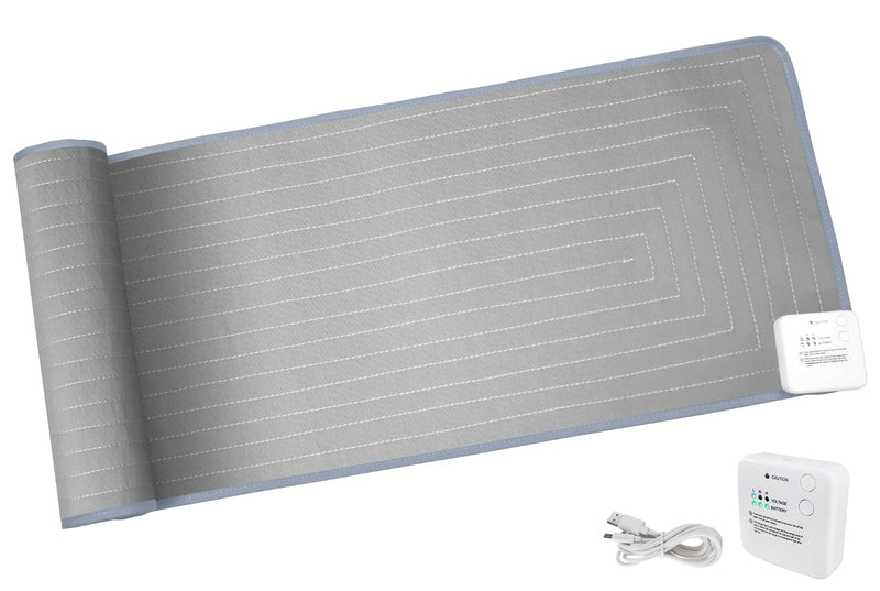 DOGNESS Rechargeable Scat Mats for Dogs, Cat Shock Deterrent Mat - 59"x15" | Keep Dogs Off Couch & Furniture, Cats Off Kitchen Countertops | Safe Indoor Pet Deterrent for Restricted Areas 59"x15" Grey