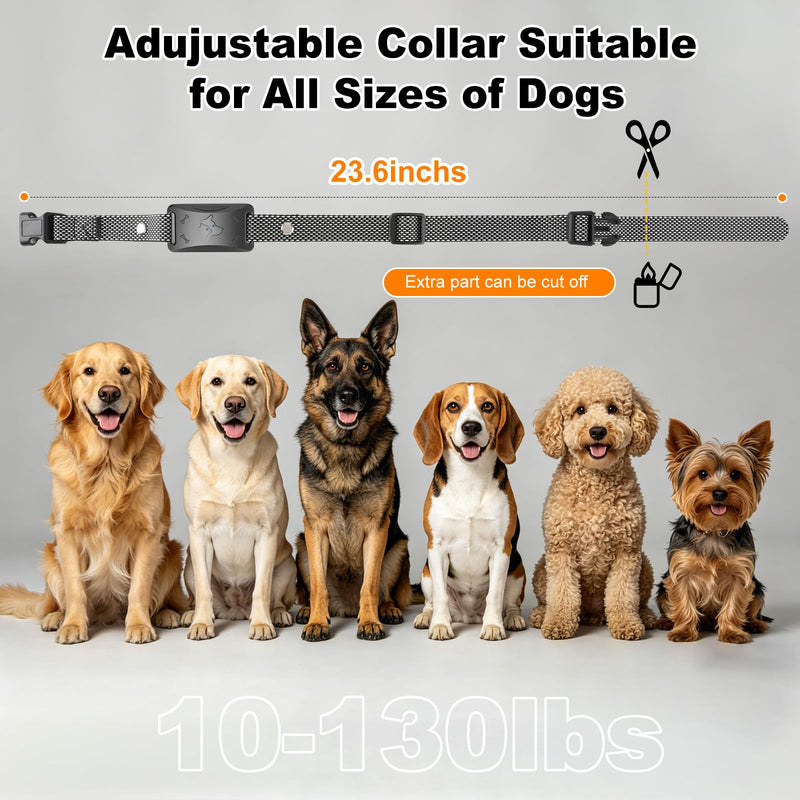 Wireless Dog Fence Containment System Collar with 3 Warning Modes Adjustable Range for 1 Dog