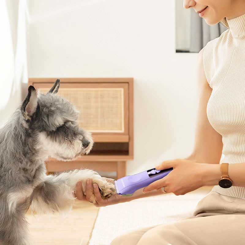 etopia Professional Dog Clippers for Grooming, Low Noise Electric Quiet Dog Grooming Kit, Rechargeable Cordless Dog Shaver Clippers, with 9mm Blade for Dogs Cats Pets
