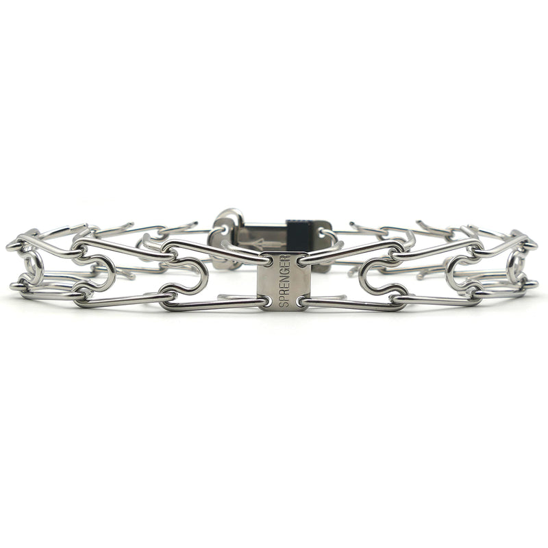 Herm Sprenger Stainless Steel Prong Dog Collar with ClicLock Buckle - for Small Medium Large Dogs – Ultra-Plus Training Pinch Collar with Quick Release - Made in Germany (23in (58cm) x 3.2mm) 23in (58cm) x 3.2mm - PawsPlanet Australia