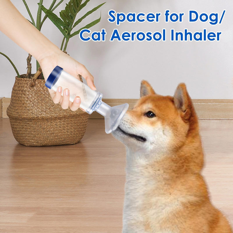 Generisch Inhaler Spacer for Cats/Dogs - Aerosol Chamber for Pets | Inhaler Spacer for Cats or Dogs | Inhalation Chamber for Dogs | Asthma Halator for Dogs