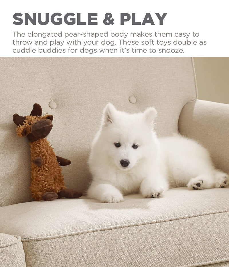 Charming Pet Plush Dog Toys Scruffles Small Moose - PawsPlanet Australia