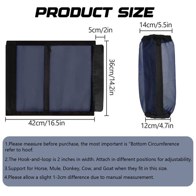 All-Purpose Fine Mesh Horse Fly Boots Breathable Anti-Fly Leggings with Sturdy Support Strips Reduce Annoying Stomping & 360°Leg Protection Durable Easy-Clean Material 4-Pack Lavender Purple Dark Blue Universal - PawsPlanet Australia
