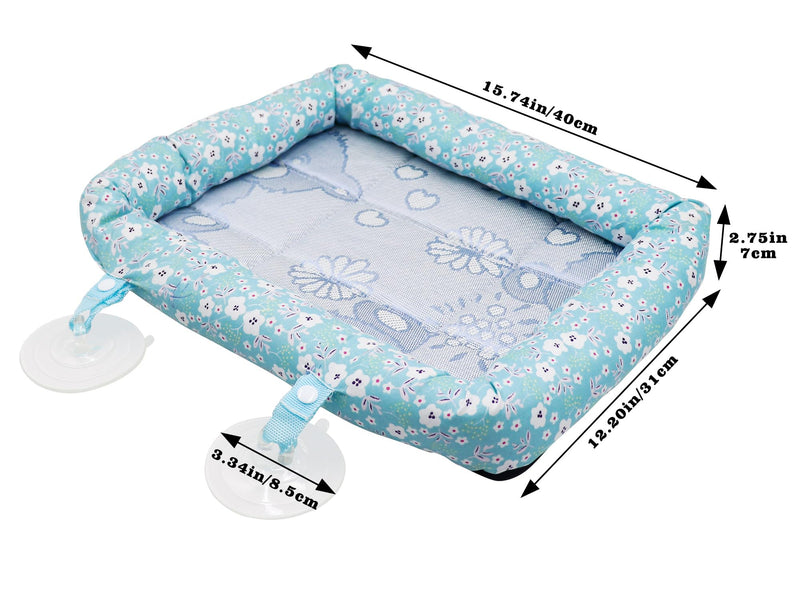 Bearded Dragon Travel Carrier, Lizard Car Hammock, Small Animal Carrier Bed, Suitable for Small Animals Hamster Chinchilla Rat Bird Bearded Dragon Lizard Kitty - PawsPlanet Australia