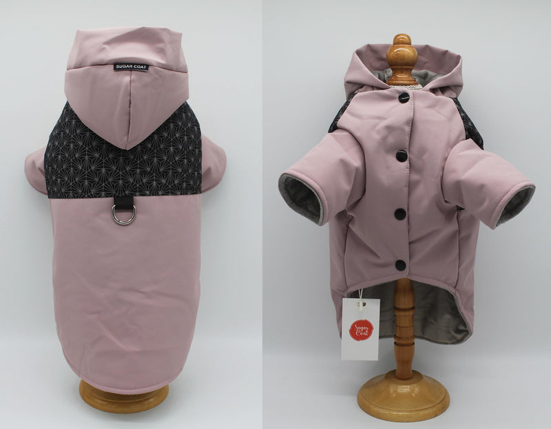 Sugar Coat Pet Warm Coat for Winter Cold Weather Dog & Cat Clothes Insulated Padded Snow Parka w/Leash Ring - Julian (Lilac, XS) Lilac - PawsPlanet Australia